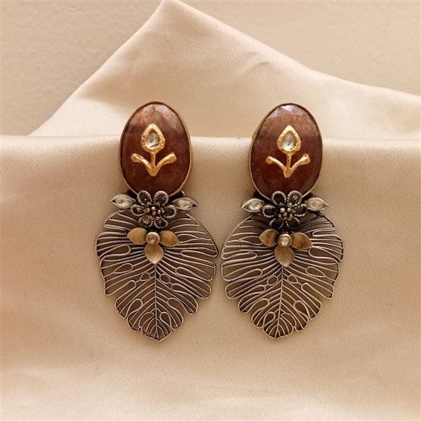 Peacock Feather Earring